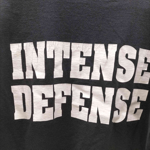 スクリーンスターズ SCREEN STARS BEST 90s USA製 INTENSE DEFENSE バックプリント 半袖 Tシャツ シングルステッチ メンズ import:L