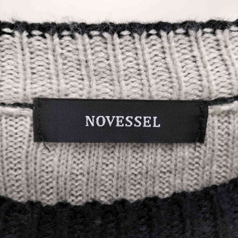 NOVESSEL ダメージニット メンズ