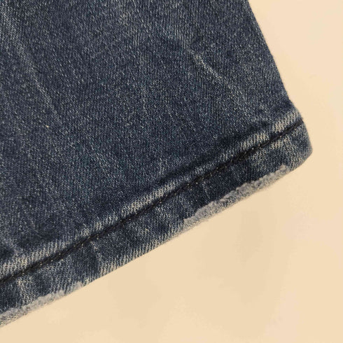 REROCK ロゴプレート ポケット刺繍 ブーツカット フレア デニムパンツ Y2K メンズ ONE SIZE