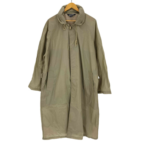 ランズエンド LANDS END 90s ナイロン ラグランステンカラーコート メンズ M