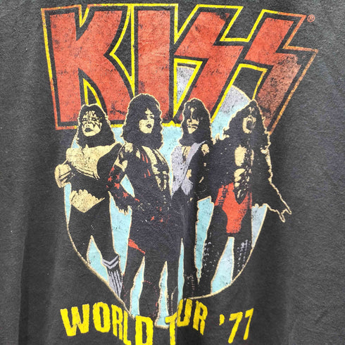 WORLD TOUR 77 ワールドツアー プリント 半袖 ロック バンド Tシャツ メンズ 2XL