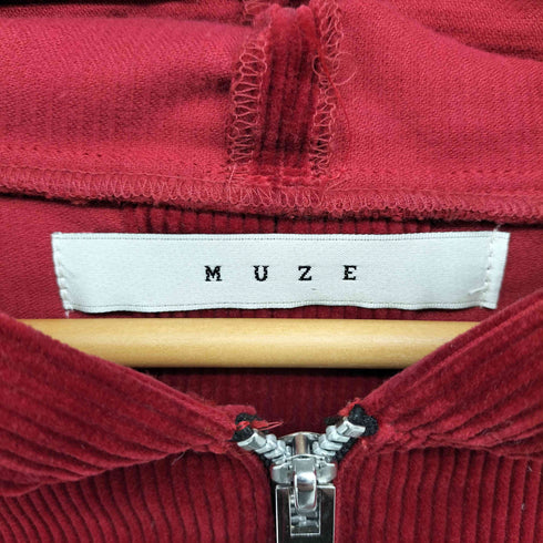 ミューズ MUZE 17AW IN-VALID PARKA コーデュロイ ハーフ ジップ パーカー メンズ