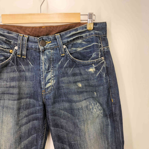 アルマーニエクスチェンジ ARMANI EXCHANGE USA製 DESTROY PANTS ダメージデニムパンツ Y2K メンズ US:32-33
