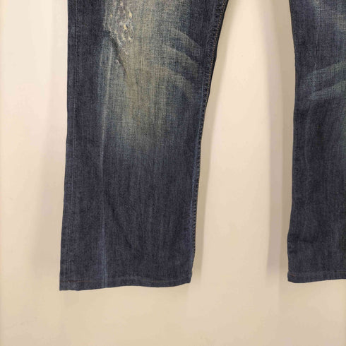 アルマーニエクスチェンジ ARMANI EXCHANGE USA製 DESTROY PANTS ダメージデニムパンツ Y2K メンズ US:32-33