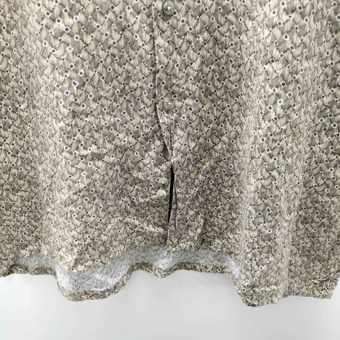 ピエールカルダン pierre cardin レーヨン100 総柄 レギュラーカラー 半袖 シャツ ビックサイズ メンズ import:L