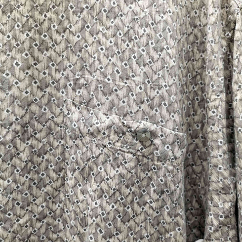 ピエールカルダン pierre cardin レーヨン100 総柄 レギュラーカラー 半袖 シャツ ビックサイズ メンズ import:L