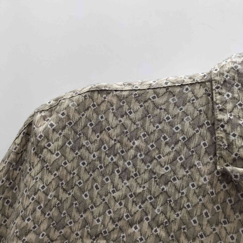 ピエールカルダン pierre cardin レーヨン100 総柄 レギュラーカラー 半袖 シャツ ビックサイズ メンズ import:L