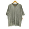 ソノマ sonoma 90S VネックベロアボーダーS/S Tシャツ メンズ JPN:L