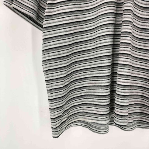 ソノマ sonoma 90S VネックベロアボーダーS/S Tシャツ メンズ JPN:L