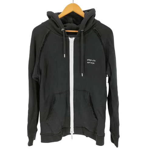 ダボロ daboro ダメージ加工 ラインストーンジップアップパーカー メンズ 3