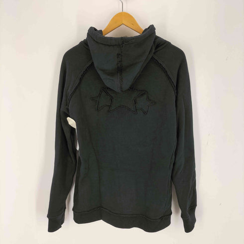 ダボロ daboro ダメージ加工 ラインストーンジップアップパーカー メンズ 3