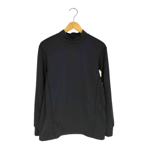 デサント descente ロゴプリント 裾ドローコード ハイネック Tシャツ メンズ import:M