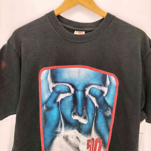 フルーツオブザルーム FRUIT OF THE LOOM 90S MADE IN USA バンドS/S Tシャツ コピーライト1996 メンズ import:L