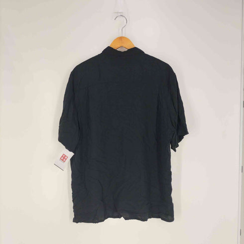 バティックベイ Batik Bay インドネシア製 ヤシの木 プリント 切替 シャツ メンズ import:L