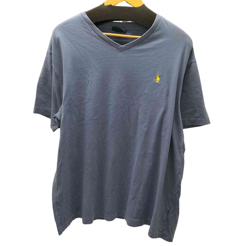 ポロバイラルフローレン Polo by RALPH LAUREN 90s ポニー刺繍 Vネック 半袖 Tシャツ シングルステッチ メンズ