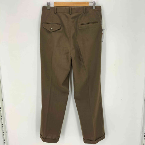 ランズエンド LANDS END 90s USA製 ウール タック4990スラックスパンツ メンズ 34