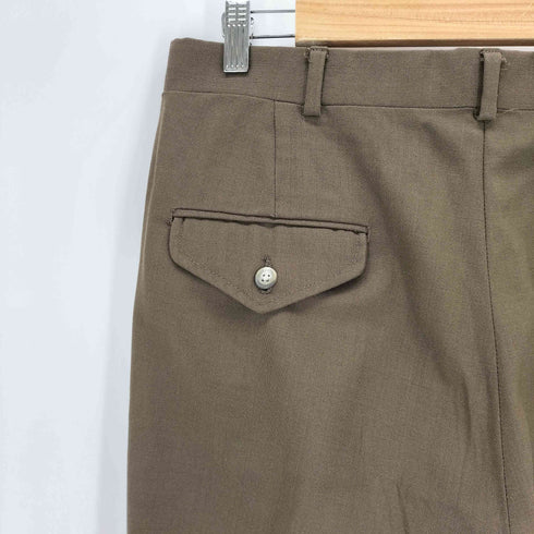 ランズエンド LANDS END 90s USA製 ウール タック4990スラックスパンツ メンズ 34