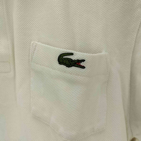 ラコステ LACOSTE 別注 EXCLUSIVE EDITION 文字ワニ ロゴ刺繍 ポロシャツ メンズ 3