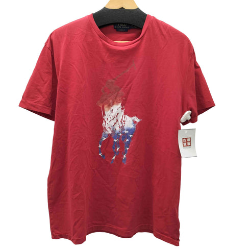 ポロラルフローレン POLO RALPH LAUREN CLASSIC FIT クラシック フィット ビックポニー グラデーション プリント 半袖 Tシャツ メンズ import:M