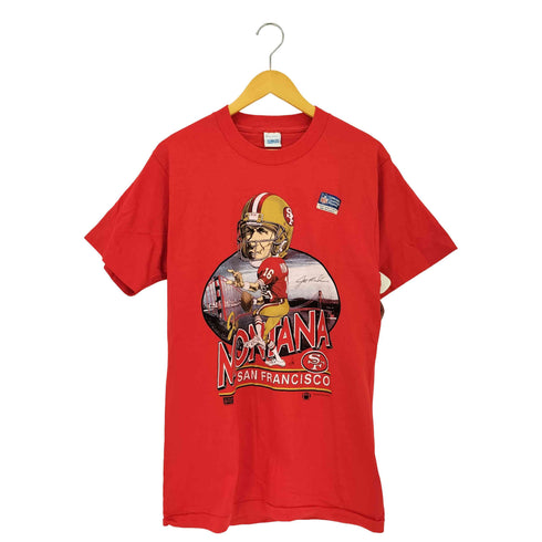SAL EM SPORTSWEAR 90s Joe MONTANA クルーネック半袖Tシャツ カットソー メンズ M