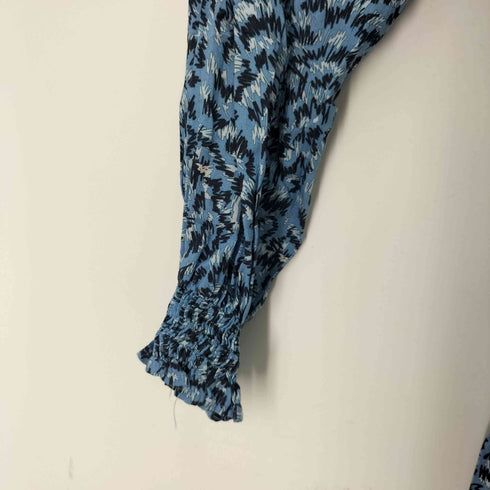 ザラ ZARA 総柄 ギャザーワンピース レディース JPN:S