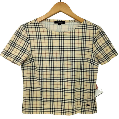 バーバリーロンドン BURBERRY LONDON ノバチェック クルーネック S/S Tシャツ レディース SP