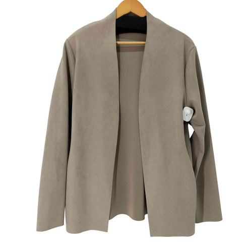ザラ ZARA スエードノーカラージャケット レディース JPN:M