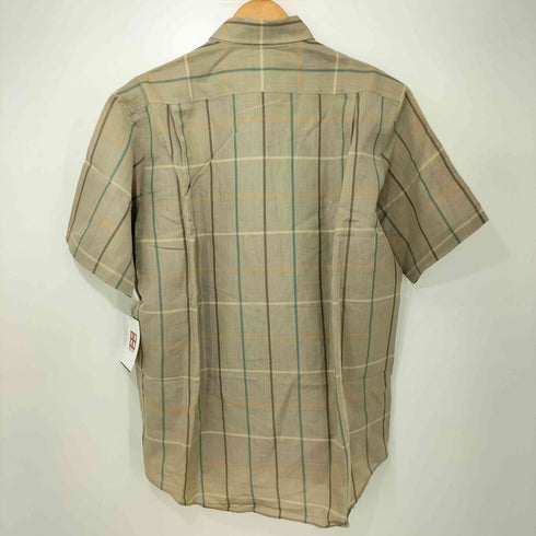 バーバリーズ BURBERRYS レギュラーカラー コットン リネン チェック S/S シャツ メンズ LY