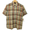ダックス DAKS レギュラーカラー コットン リネン チェック S/S シャツ メンズ import:M