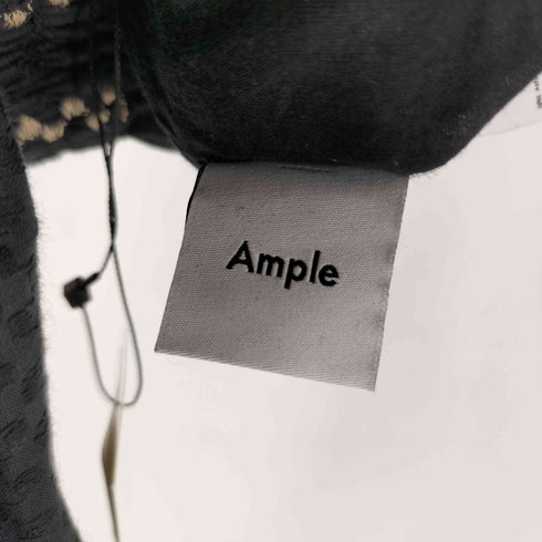 ample デザインイージーワイドパンツ レディース 9号