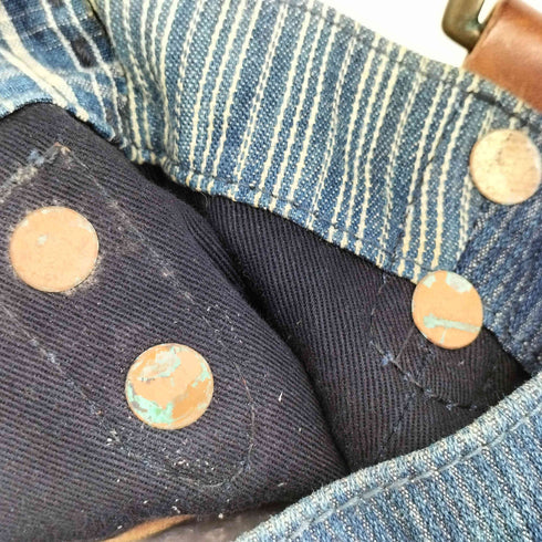 ポロラルフローレン POLO RALPH LAUREN 2way インディゴ パッチワーク デニムショルダーバッグ メンズ