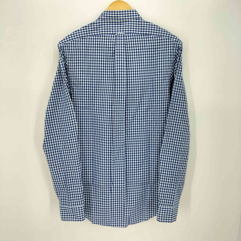 ラルフローレン RALPH LAUREN SLIM FIT ポニー 刺繍 ギンガムチェック 長袖 シャツ メンズ import:M