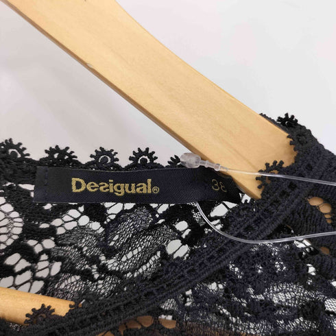 デシグアル Desigual レースデザインワンピース レディース 38