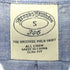 ブルックスブラザーズ 346 BROOKS BROTHERS SLIM FIT リネン 長袖 ポロカラー シャツ メンズ import:S