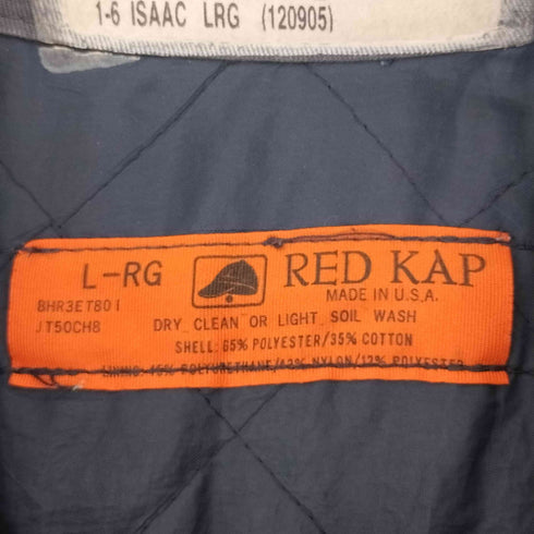 レッドキャップ RED KAP 70~80s USA製 TALONジッパー ワークジャケット メンズ JPN:L