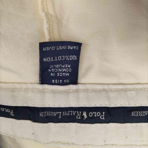 ポロラルフローレン POLO RALPH LAUREN 00s POLO CHINO ポロ チノ コットン 2タック チノ ショーツ ハーフパンツ メンズ FR:36-38