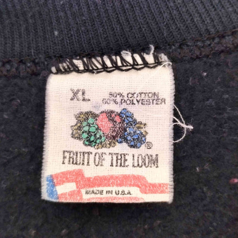 フルーツオブザルーム FRUIT OF THE LOOM 80s USA製 ブランクスウェット メンズ JPN:XL