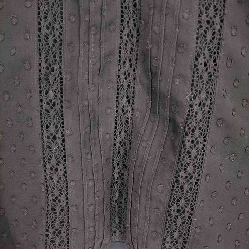 SEZANE レースデザイン シースルー L/S ブラウス import レディース 36