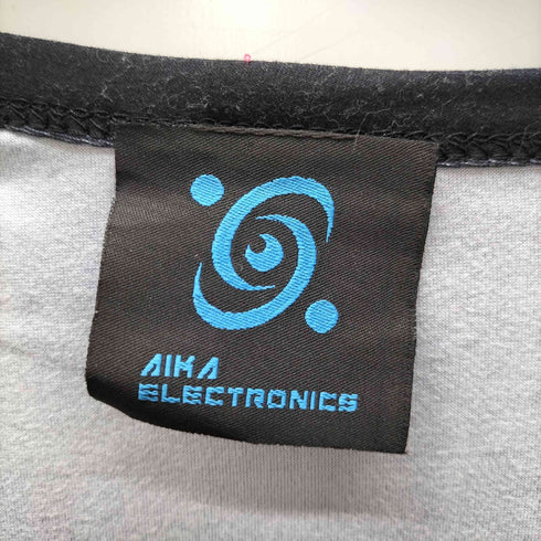 AIKA ELECTRONICS Y2K Vサイバー マルチカラー ジップアップ カーディガン メンズ