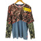 ディーゼル DIESEL T-BESH-CAMOU Layered T-shirt with camo motif メンズ import:M