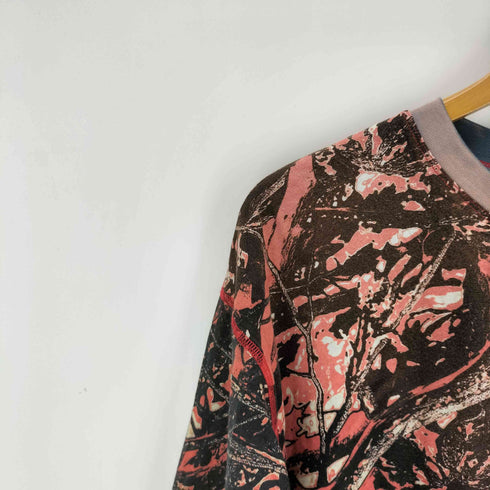 ディーゼル DIESEL T-BESH-CAMOU Layered T-shirt with camo motif メンズ import:M