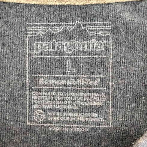パタゴニア patagonia ロングスリーブ P-6ロゴ レスポンシビリティー Tシャツ メンズ JPN:L