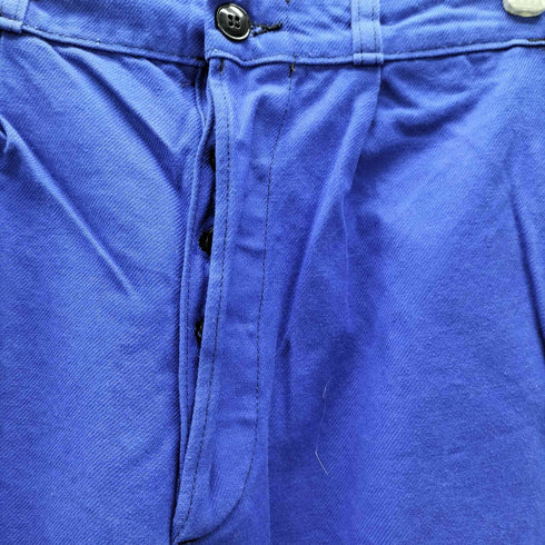 CJTON Euro ユーロ フランス製 先染め ボタンフライ コットン ワイド ペインター フレンチ ワーク パンツ メンズ EUR:42-44