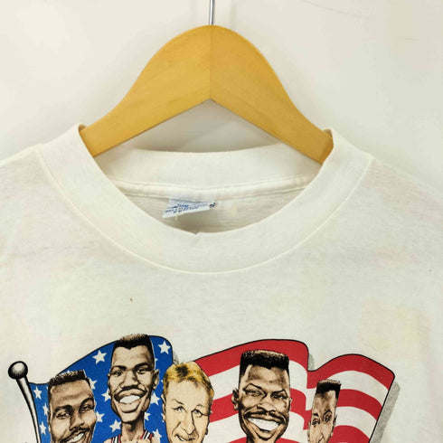 SAL EM SPORTSWEAR 80-90s USA製 91年 AMERICA'S TEAM クルーネック半袖Tシャツ カットソー メンズ L