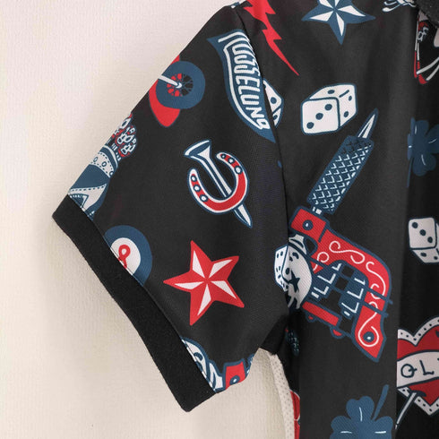 Russeluno FLASH PATTERN POLO メンズ JPN:5