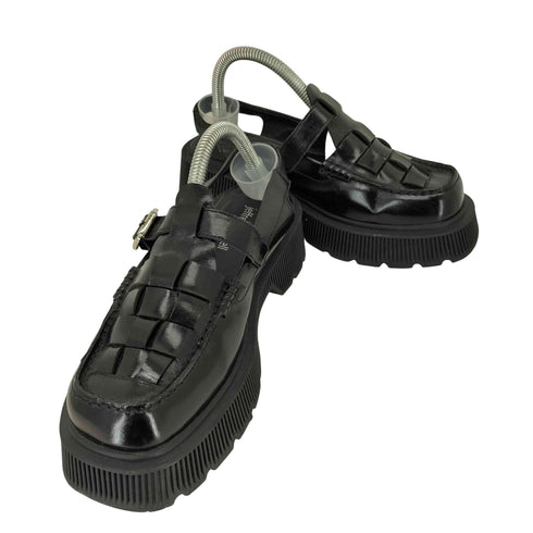 jeffreycampbell 編み込みデザインサンダル レディース 36