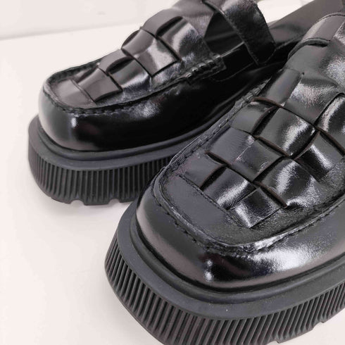 jeffreycampbell 編み込みデザインサンダル レディース 36