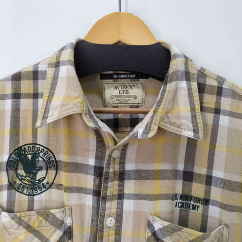 アヴィレックス AVIREX 24AW FADE CHECK SHIRT USAFA メンズ