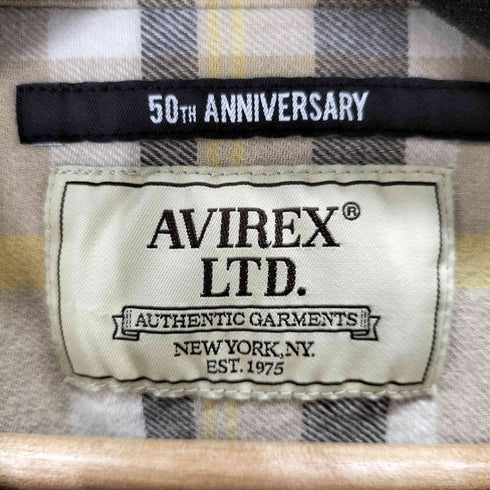 アヴィレックス AVIREX 24AW FADE CHECK SHIRT USAFA メンズ