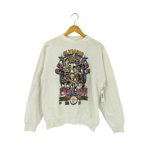 SAL EM SPORTSWEAR 80-90s USA製 92年 DREAM TEAM クルーネック スウェット トレーナー メンズ M